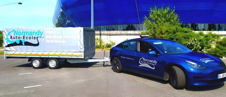 Permis remorque Octeville-sur-Mer